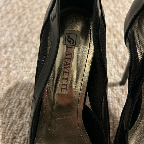 Black Dressy High Heels - Picture 3 of 5